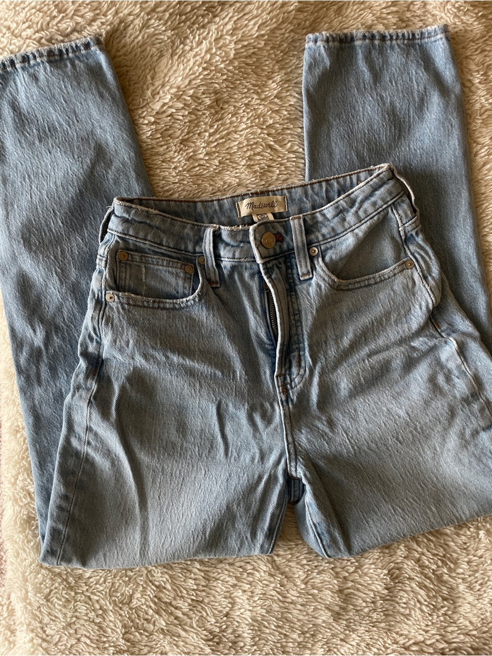 MADEWELL The Curvy Perfect Vintage Straight Jean Size 24